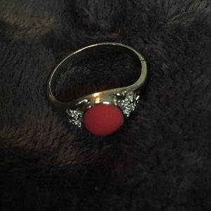 Fun ring red stone size 10